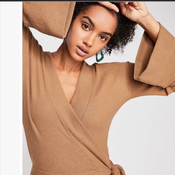 Free People Beach Wrap Me Up Sweater S 